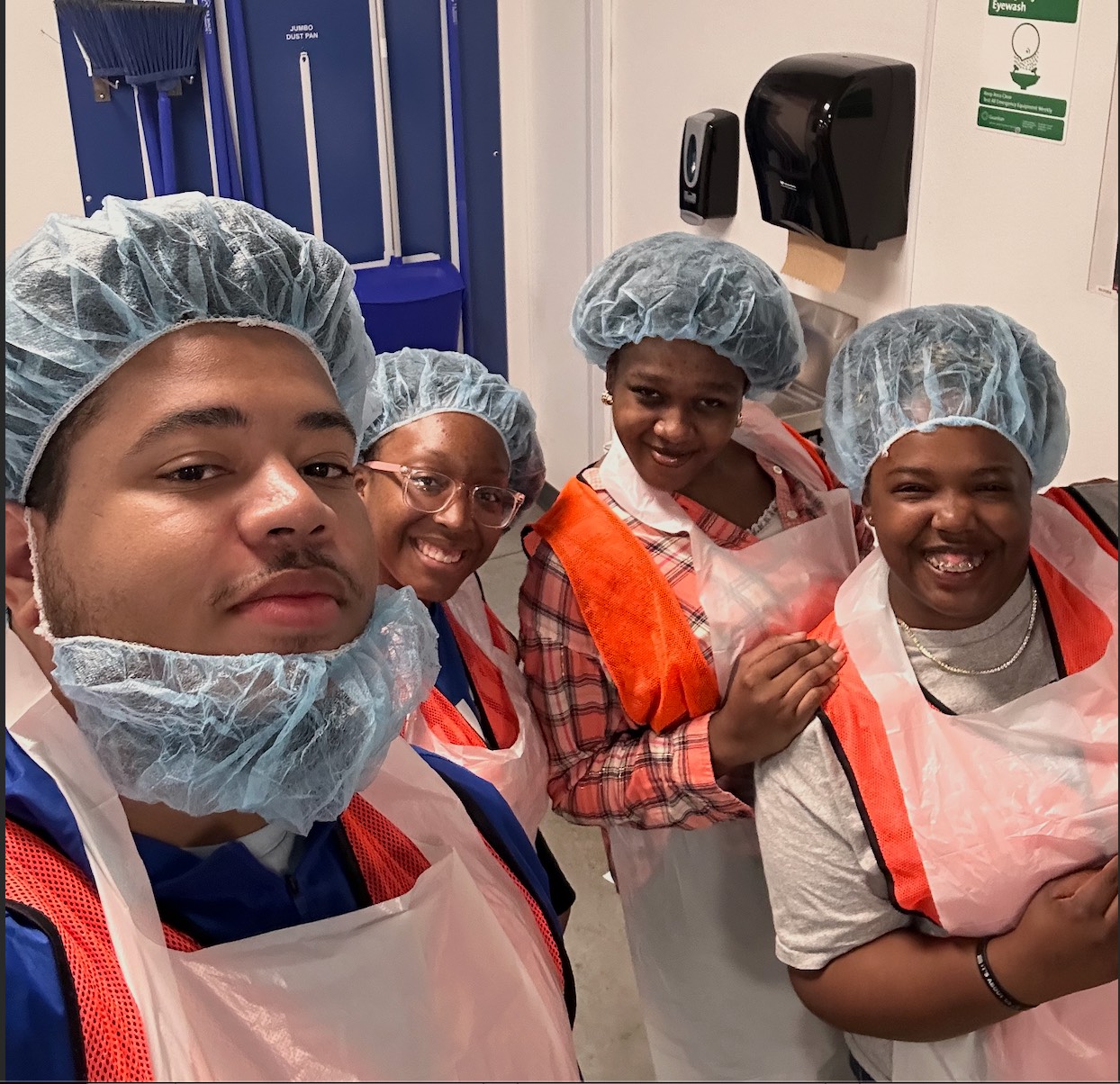 GVSU UBMS Scholars and Staff Volunteering at Forgotten Harvest